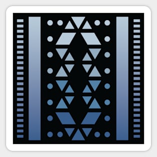 “Dimensional Path” - V.2 Blue - (Geometric Art) (Dimensions) - Doc Labs Sticker